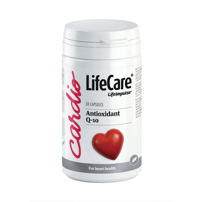 Coenzyme Q-10, with vitamins C and E, antioxidant effect